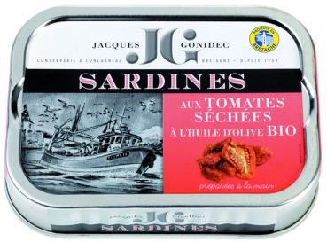 Sardinen mit getrockneten Tomaten
